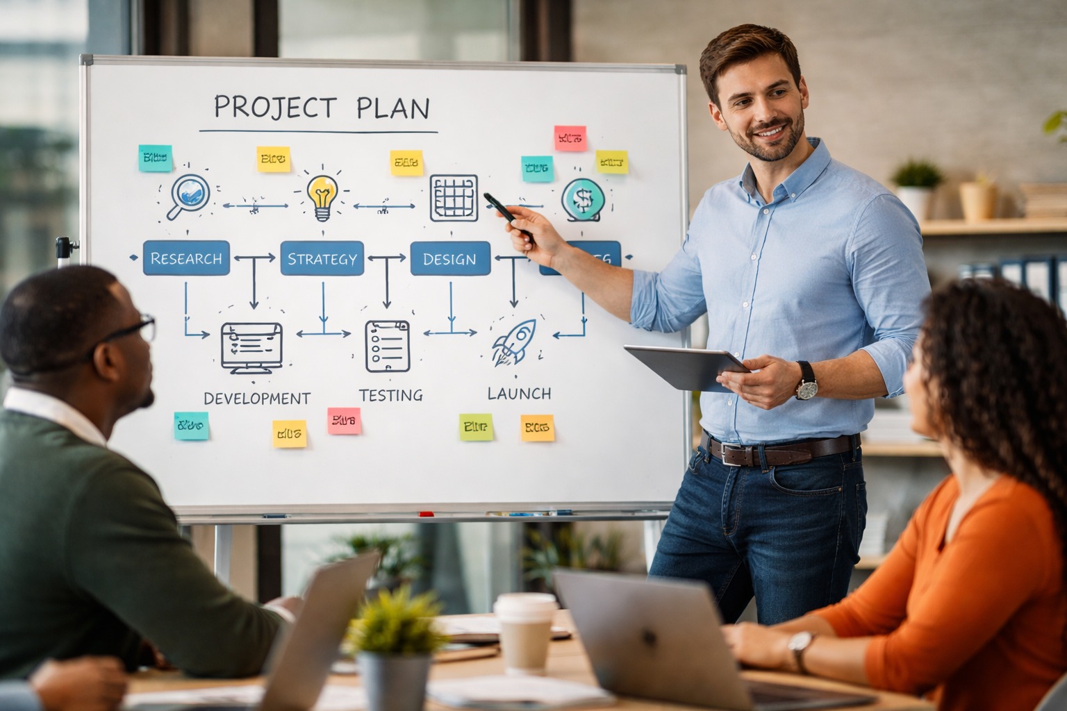 Project planning workflow for analytics implementation